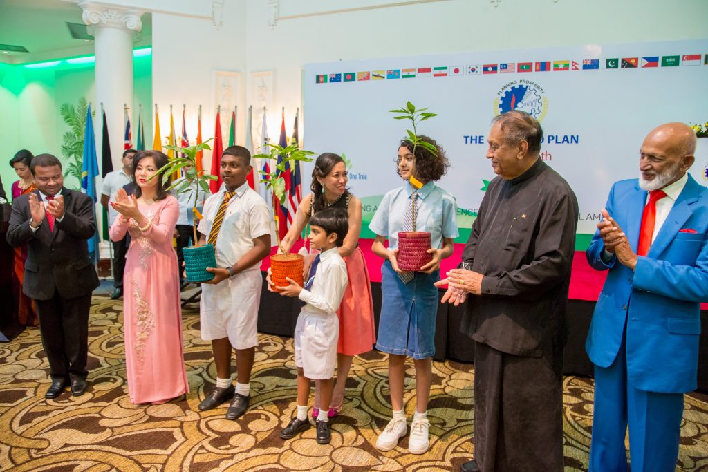 Officially launch of “One Child One Tree” campaign in Sri Lanka during the 67th Anniversary of the Colombo Plan (29 June, 2018)