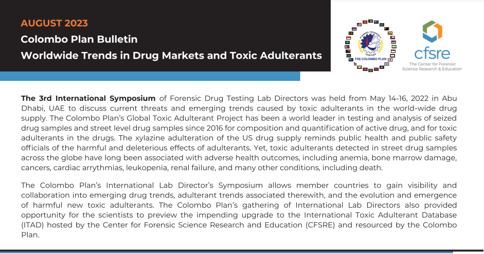 Worldwide Trends in Drug Markets and Toxic Adulterants